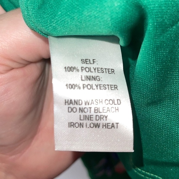 LULU'S Green Floral Tie Front Cutout Mini Dress Size XS - Picture 9 of 9